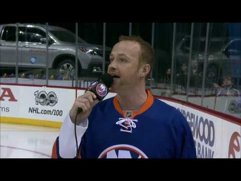 Marty Thomas sings The Star Spangled Banner