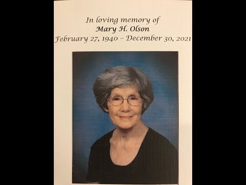 Celebration of Life — Mary Olson
