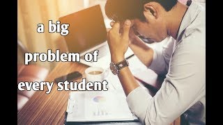 A big problem of every  student{silent video} best