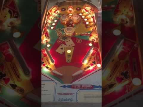 Gottlieb Top Card Pinball in action