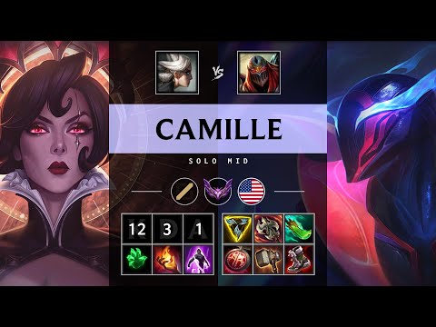 Camille Mid vs Zed - NA Master Patch 25.13
