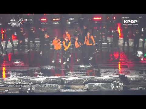 24K's first release of  "Bonnie & Clyde" at Dream Concert 2018드림콘서트 180512