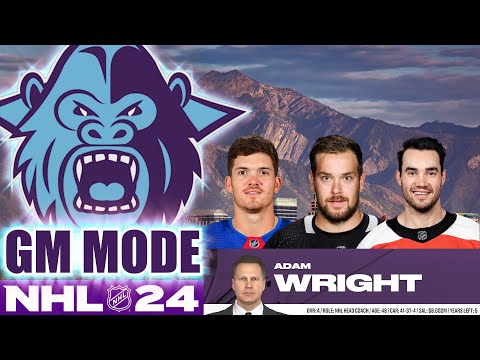 NHL 24 - Utah Yetis - GM Mode Commentary ep 3
