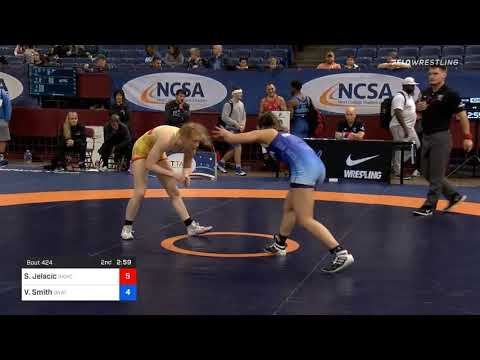 53 Kg Consolation Stefana Jelacic Sunkist Kids Wrestling Club Vs Victoria Smith Unattached