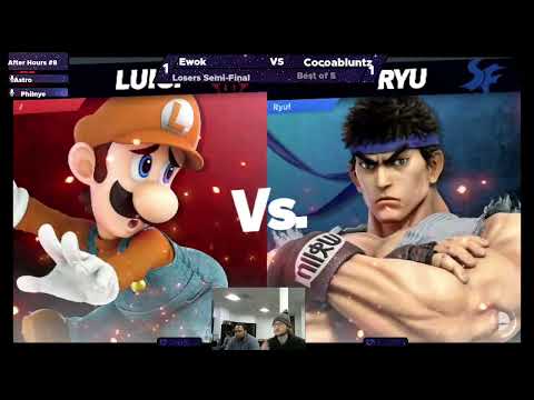 An Ewok\ (Luigi) vs Cocoabluntz (Ryu) -  Losers Semi-Final  - Fated After Hours #8