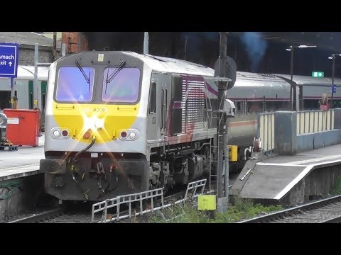 201 Class + Enterprise and IE 29000 Class Commuter Trains - Connolly Station, Dublin