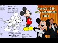 Rare 1939 Disney Animation Document Of Mickey Mouse And More