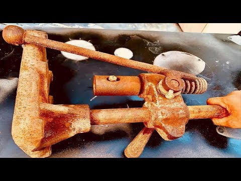 Restoration of Beer Bottling Machines, 1955 - Restore of old Soviet hand tools