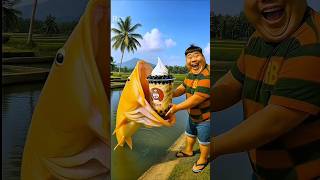 Download lagu IKAN MAS JUMBO MINUM BOBA, mukbang makanan jadi GENDUT🤣 mp3