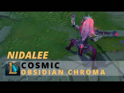 Cosmic Nidalee Obsidian Chroma - League Of Legends