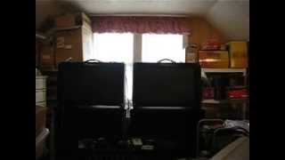 Video thumbnail for SOUNDCHECK OF (2) AMPEG SR212-RT SUPER ROCKETS TO TED NUGENTS's "SNAKESKIN COWBOYS" by OScaleAmtrak