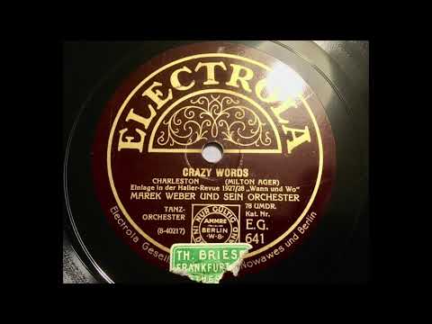 Marek Weber & Arthur Briggs - Crazy Words