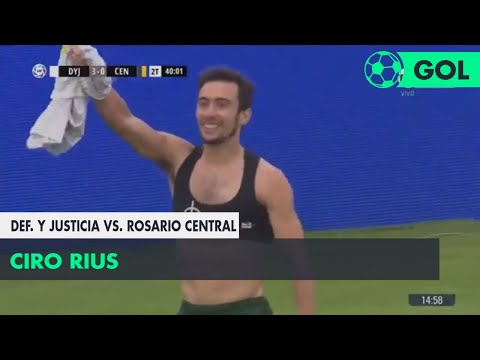 Ciro Rius (3-0) Def. y Justicia vs Rosario Central | Fecha 25 - Superliga Argentina 2017/2018
