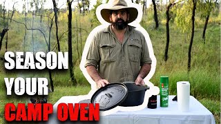 How to season a camp oven - Seasoning your cast iron cookware