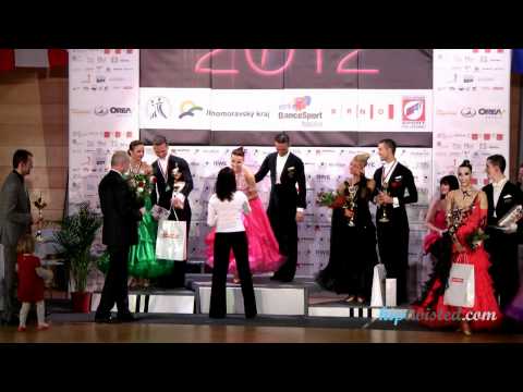 Brno Open 2012 - WDSF international open standard results and prize presentation