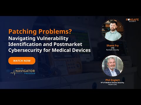 Medical Device Cybersecurity Webinar: FDA Compliance, SBOMs & Vulnerability Mitigation