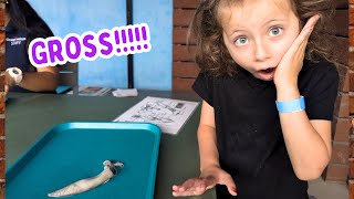 Mom and Daughter Take on REAL Squid Science Experiment!