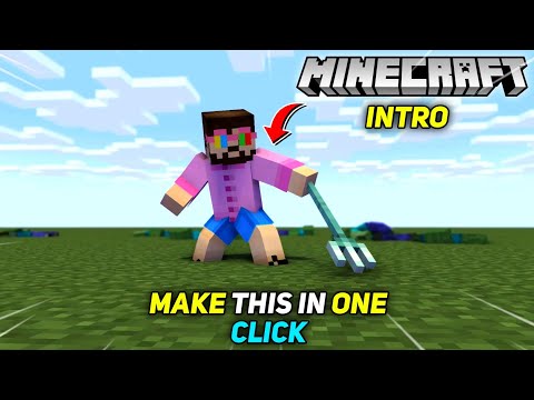 How To Make Minecraft Intro In One Click | In Hindi | Bug Wheel