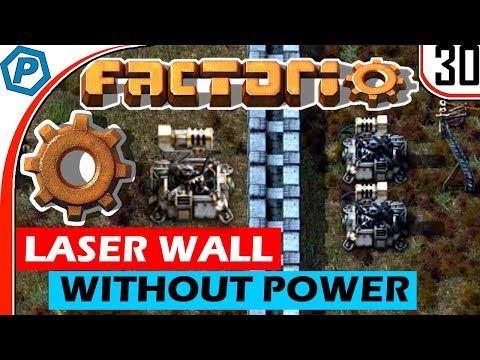 Factorio | Unpowered Laser Wall | Multiplayer w/ ACryinShame | 30