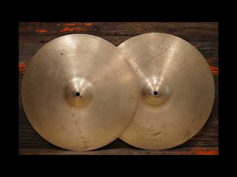 SOLD - Zildjian 15" Avedis 1950s Hi-Hat Cymbals - 938/994g