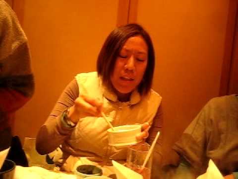 Eating Shirako - Fugu Sperm Sac