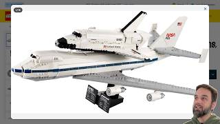 LEGO NASA Shuttle Carrier Aircraft official reveal! 747 Jumbo Jet mothership & Enterprise 10360