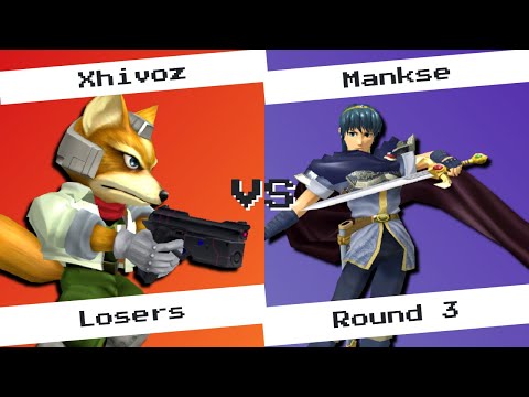 DFW Melee Circuit Bracket SSBM - Xhivoz (Fox) Vs. Mankse (Marth) - Smash Melee Losers Round 3