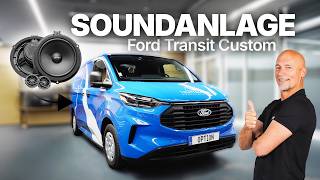 Ford Transit Custom: Lautsprecher, DSP-Endstufe & Subwoofer Plug & Play nachrüst