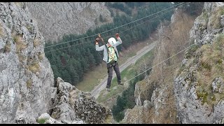 VIA FERRATA MAREA CRAPATURA din Cheile Galbenului