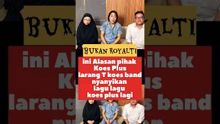 Download lagu It turns out this is the reason T' KOES band is no longer allowed to sing Koes Plus songs mp3