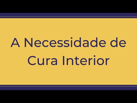 Trigueirinho | A Necessidade de Cura interior