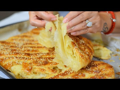 Listic po listic,brasno so i voda!!Najukusnija prazna lisnata pita-burek, koji smo do sada probali!