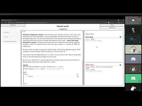 Неделя 1: Natural Number Game | Формализация математики на Lean