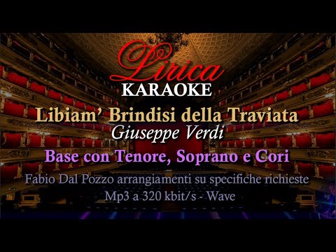 440 Libiam' - Brindisi della Traviata KARAOKE (Giuseppe Verdi) completa (in descrizione link base)