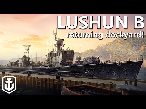 Lushun Finally Returns In Black Friday Dockyard! (World of Warships)