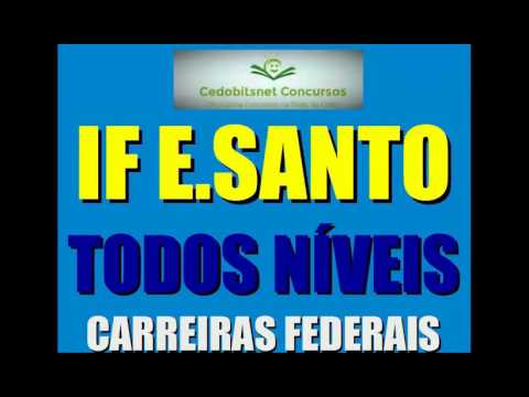 IFES CONCURSO PÚBLICO PROVAS QUESTÕES SIMULADO CURSO APOSTILA INSTITUTO FEDERAL ESPÍRITO SANTO