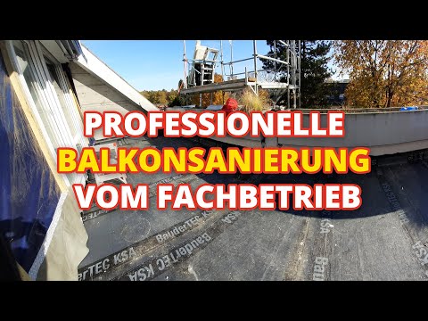 Professionelle Balkonsanieurng vom Fachbetrieb