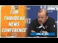 Tom Thibodeau reacts to Jalen Brunson's 47-point game in Game 4 win over the 76ers | SNY