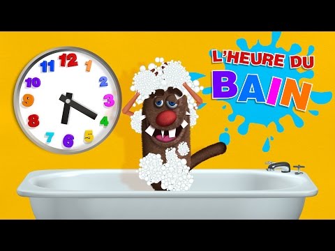 Ca va mousser !!! C'est l'Heure du bain (Let's take a bath for kids, children, toddlers) 4k