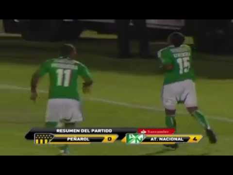 Peñarol 0 - 4 Atlético Nacional Copa Libertadores 2012