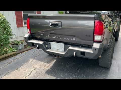 Review: 4x4 PRO Series Body Armor Rear Bumper on 3rd Gen. Tacoma