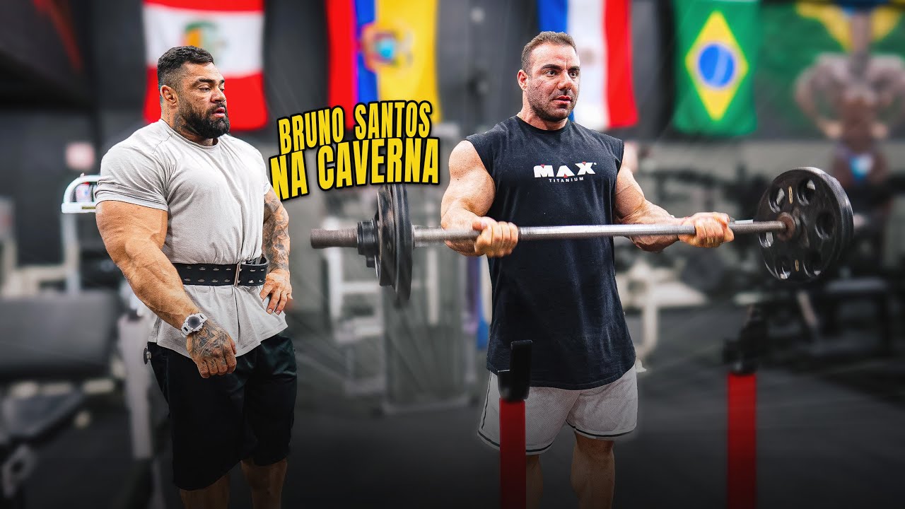 BRUNO SANTOS TREINOU COMIGO NA CAVERNA! ARMS DAY | RAFAEL BRANDÃO