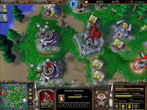 WC3 Orc vs. Human tower rush