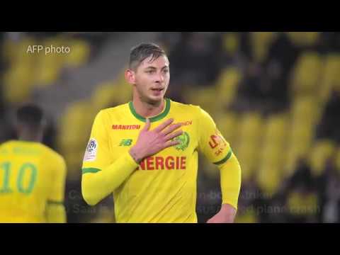 FOOTBALL: Cardiff striker Emiliano Sala on board a missing plane
