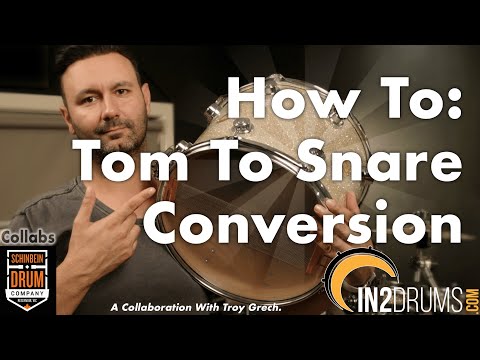 How To: Tom To Snare Conversion.  A Collaboration with Troy Grech from In2Drums