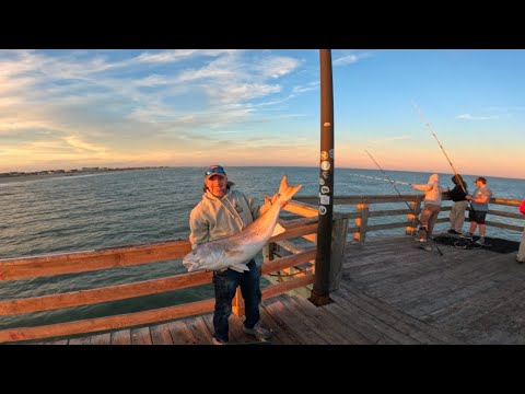 Stormy Conditions =  Bull Drum Run Avon Fishing Pier 
