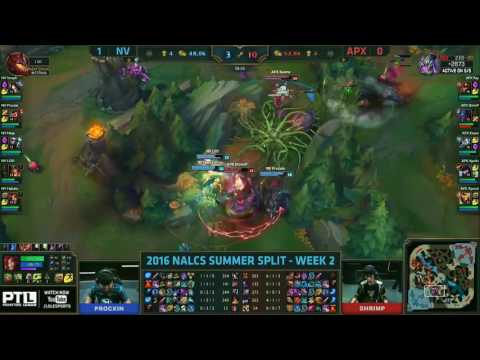 Apex vs Team Envy Game 2 Highlights   NA LCS Week 2 Summer 2016   APX vs NV G2