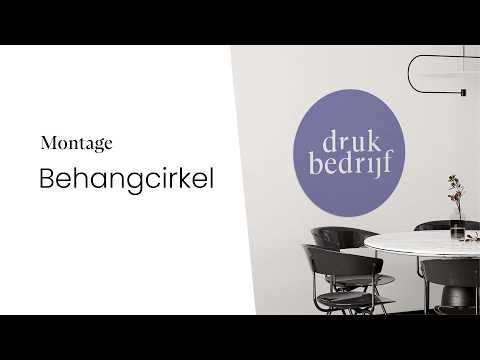 Behangcirkel aanbrengen