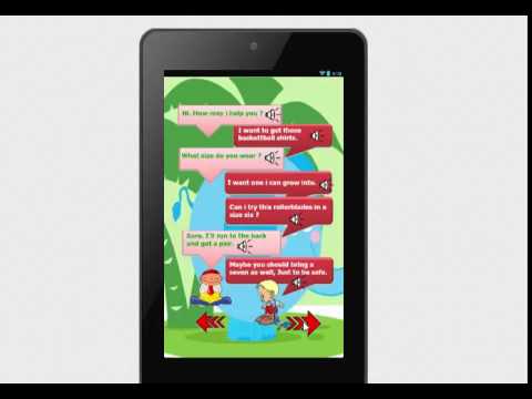 English conversation in shop Video