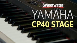 Video thumbnail for Yamaha CP40 Stage 88-note Stage Piano Review by Sweetwater